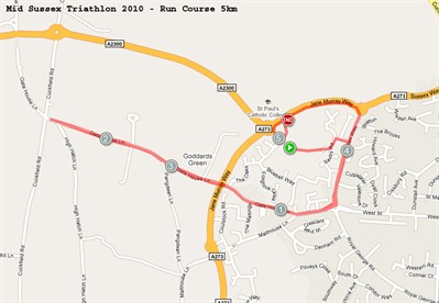 event - run map