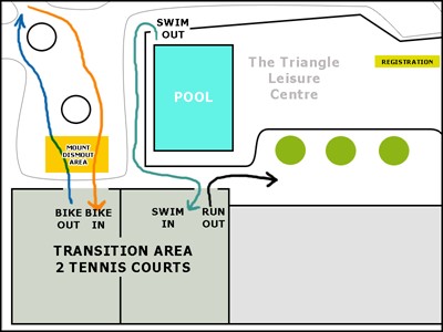 event - transition map
