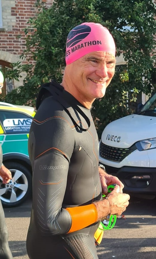 14 Aug Steve Mcmenamin At Thames Marathon Swim Henley